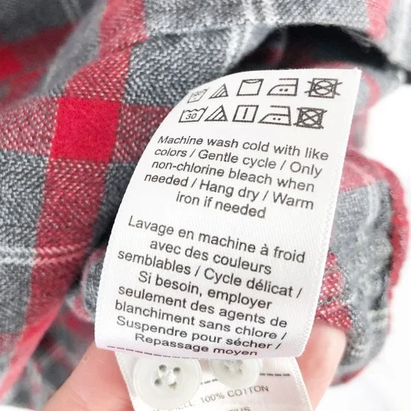 Untuckit Plaid Flannel Button Down Shirt - XL Tall Slim - Holiday Christmas Fall - Picture 7 of 10